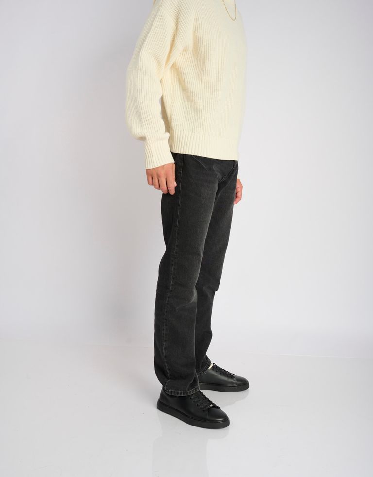 נעלי גברים - Ambitious - סניקרס עור LEWIS - שחור4