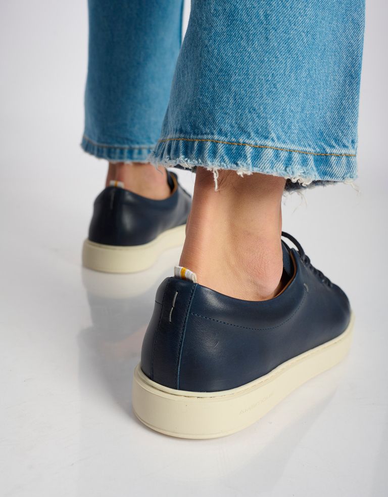 נעלי גברים - Ambitious - סניקרס עור LEWIS - כחול4