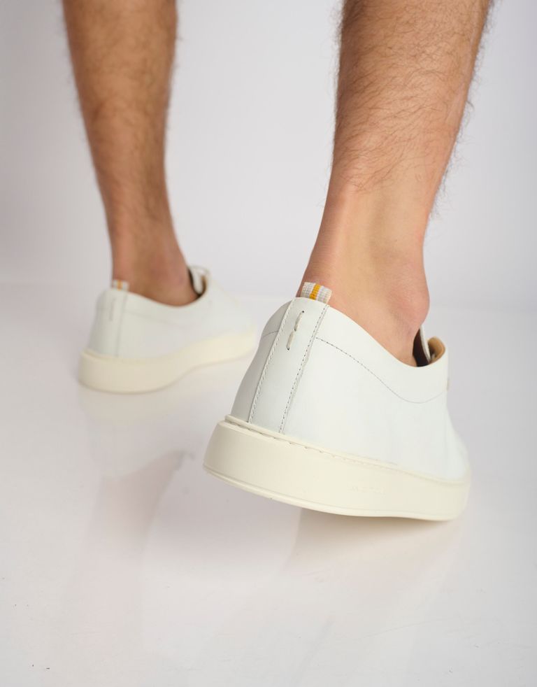 נעלי גברים - Ambitious - סניקרס עור LEWIS - לבן4