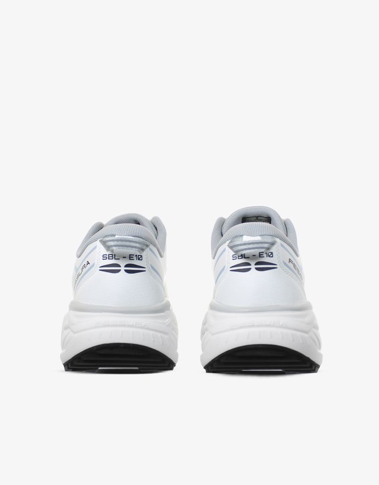 נעלי נשים - Fessura - סניקרס TRAIL SBL - לבן   תכלת2