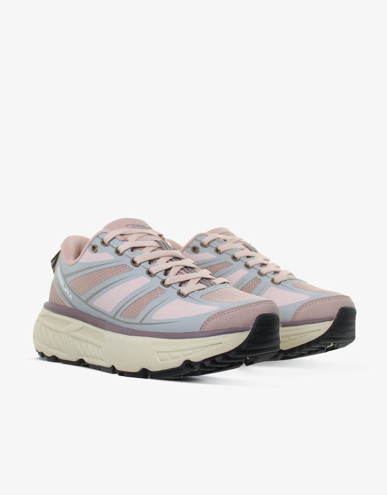 נעלי נשים - Fessura - סניקרס TRAIL SBL - ורוד   אפור3