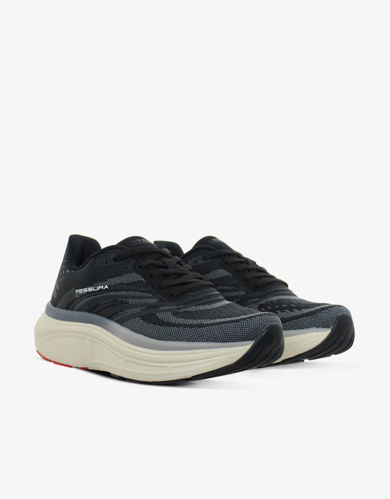 נעלי נשים - Fessura - סניקרס SPEED - שחור3