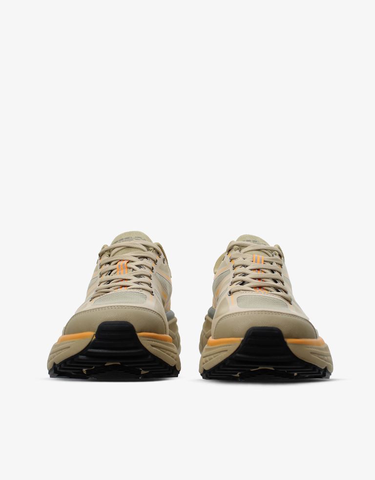 נעלי גברים - Fessura - סניקרס TRAIL - בז'   כתום4