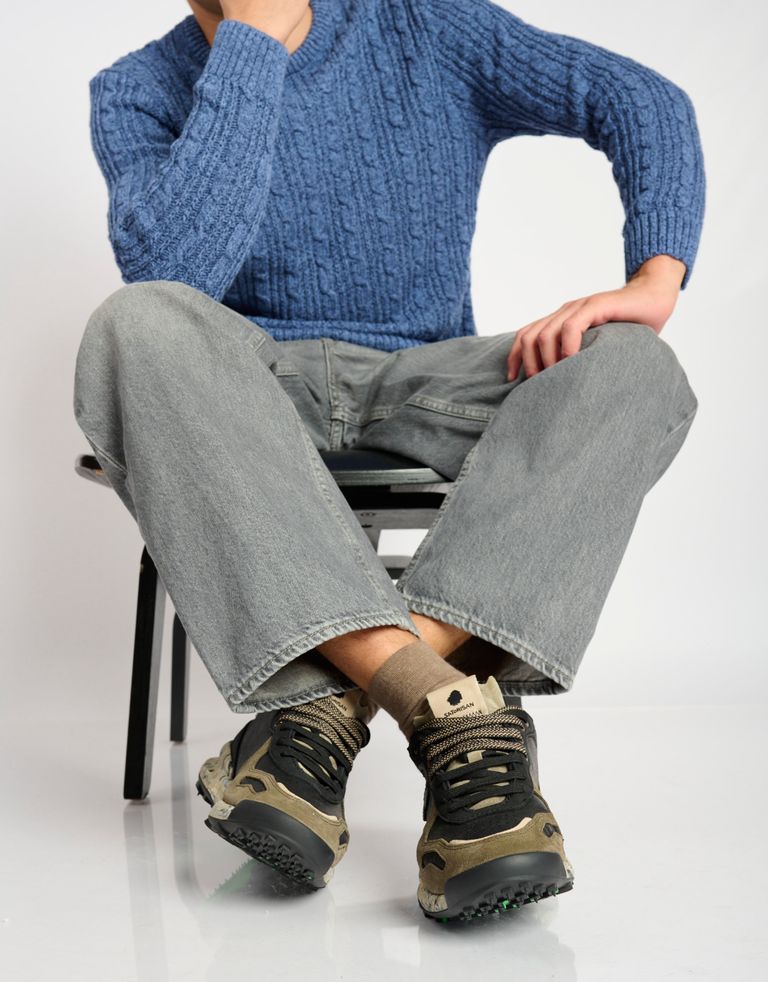 נעלי גברים - Satorisan - סניקרס  CHACRONA PULL UP - שחור1