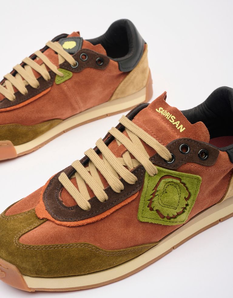 נעלי גברים - Satorisan - סניקרס זמש ENSO - חמרה2