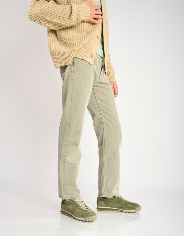 נעלי גברים - Satorisan - סניקרס זמש STARDUST - ירוק2