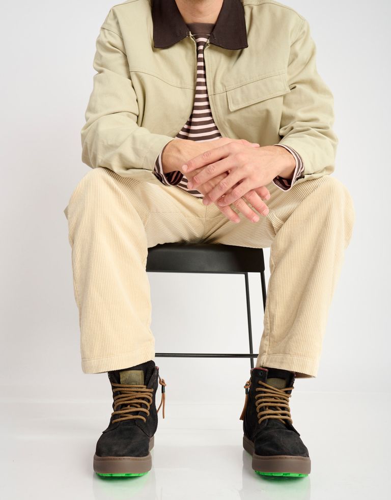 נעלי גברים - Satorisan - נעליים גבוהות HIDA - חום כהה4