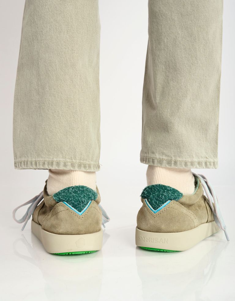 נעלי גברים - Satorisan - סניקרס זמש HATKO - אפור4