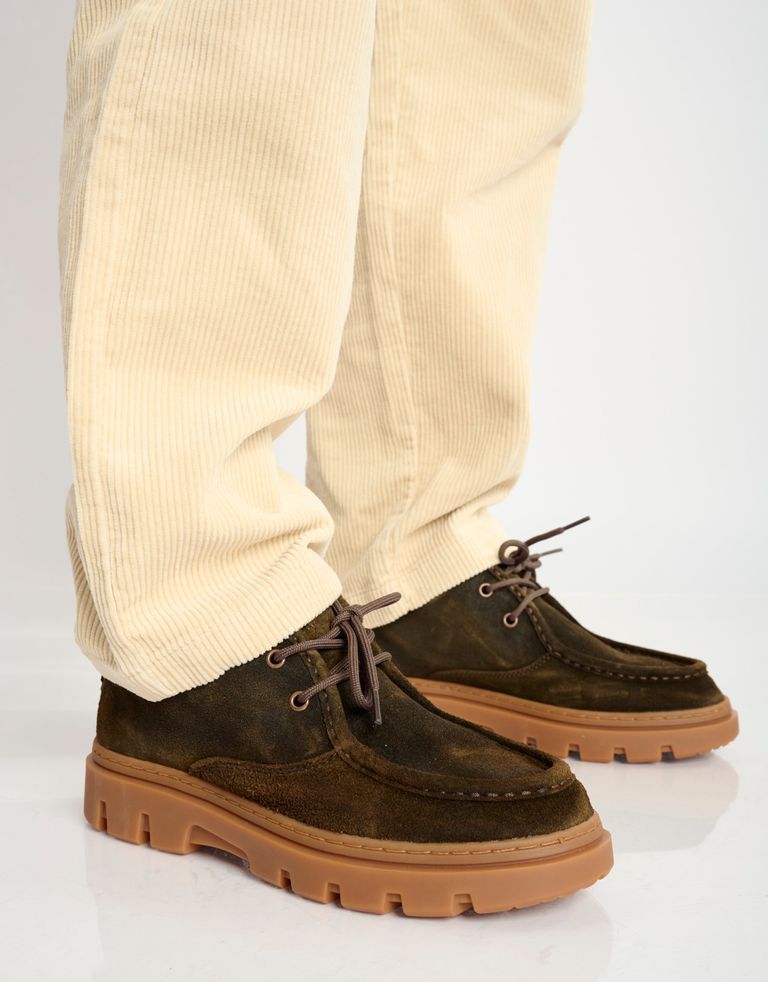 נעלי גברים - Satorisan - מוקסינים UNALOME WALLABY - חום3