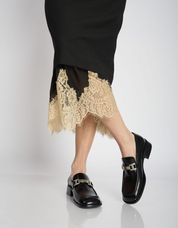 נעלי נשים - Jeffrey Campbell - מוקסינים EXPERTISE - שחור