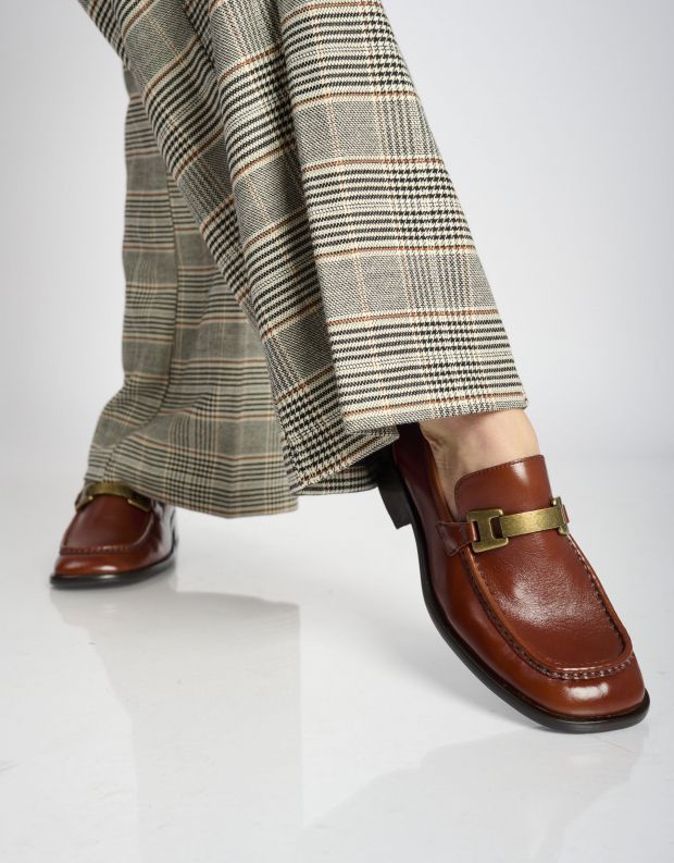 נעלי נשים - Jeffrey Campbell - מוקסינים EXPERTISE - חום