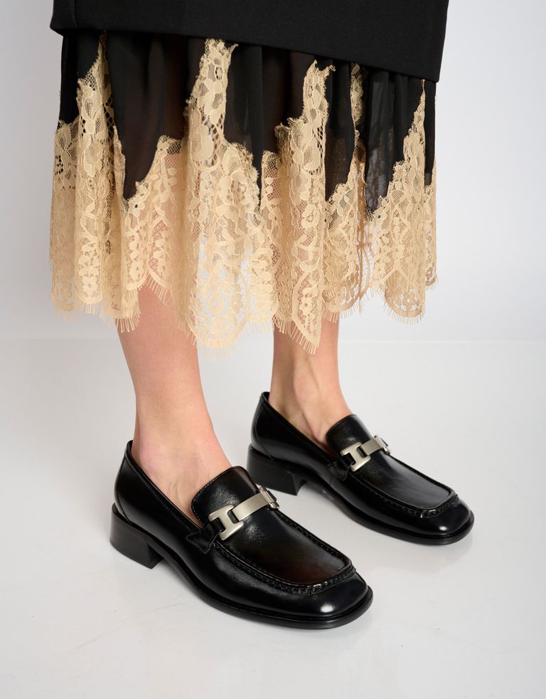 נעלי נשים - Jeffrey Campbell - מוקסינים EXPERTISE - שחור2