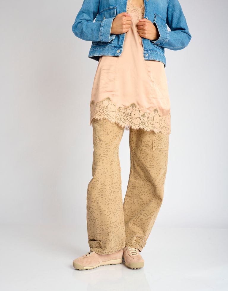 נעלי נשים - Satorisan - סניקרס זמש STARDUST - ורוד2