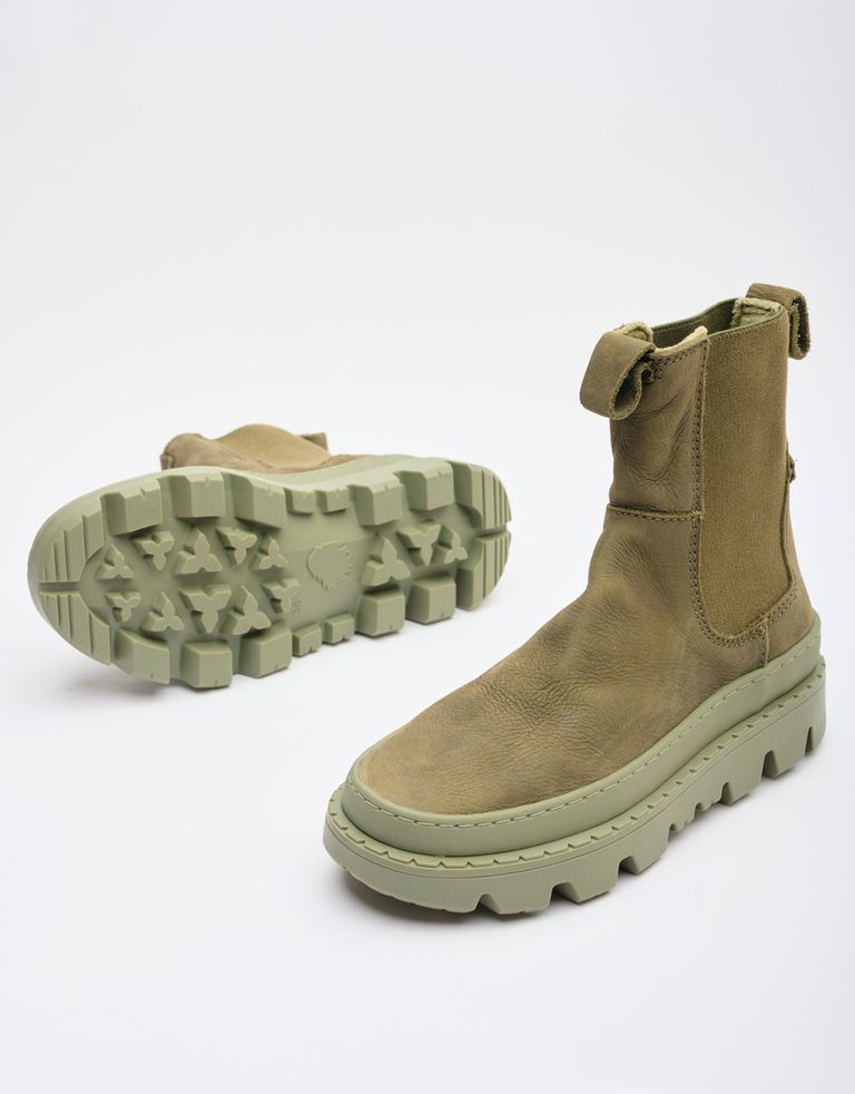 נעלי נשים - Satorisan - מגפונים UNALOME ELASTIC - חאקי2