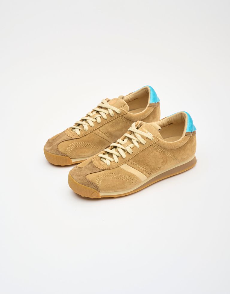 נעלי נשים - Satorisan - סניקרס זמש STARDUST - חום בהיר2