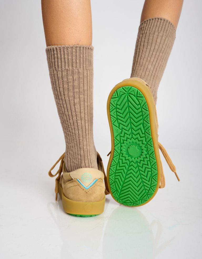 נעלי נשים - Satorisan - סינקרס זמש HATKO - חום בהיר4