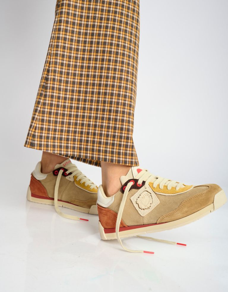 נעלי נשים - Satorisan - סניקרס זמש ENSO - בז'3