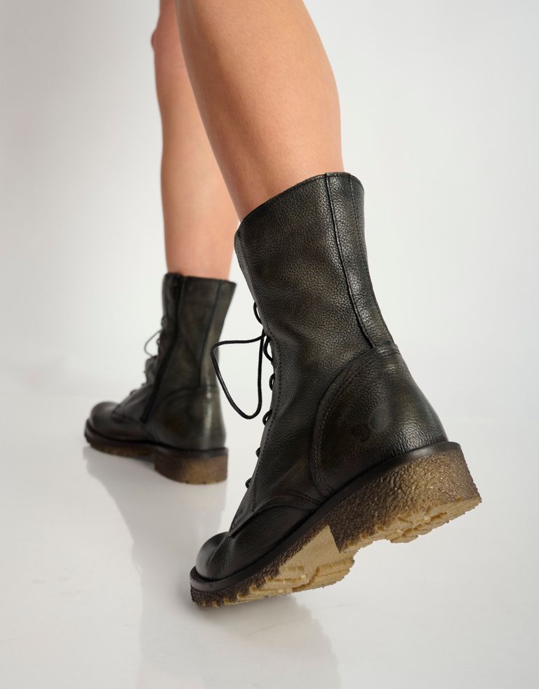 נעלי נשים - Felmini - מגפונים עם שרוכים CASTER - שחור מיוחד4