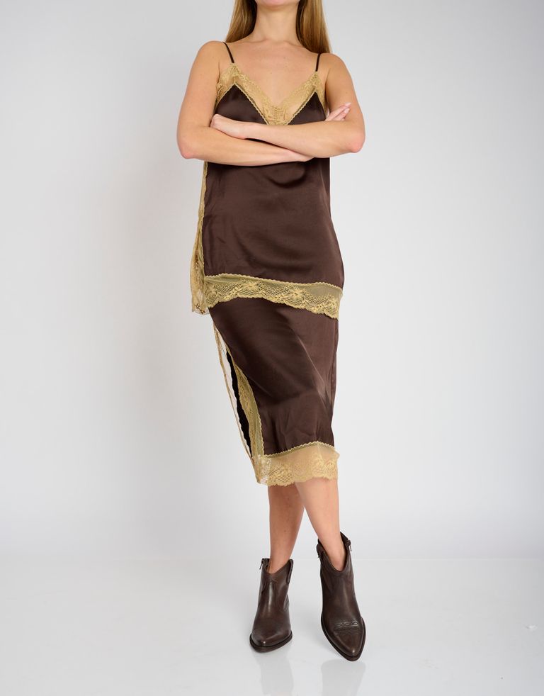 נעלי נשים - Felmini - מגפוני בוקרים WEST - חום כהה2