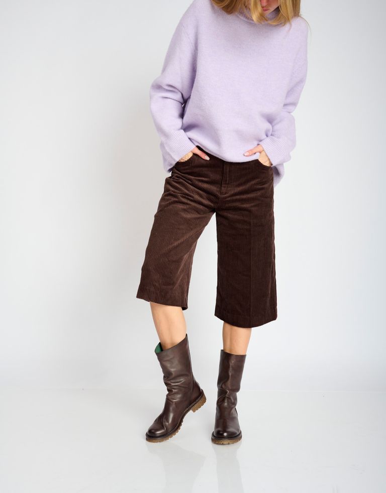 נעלי נשים - Felmini - מגפיים CASTER - חום כהה2