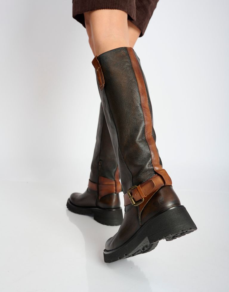 נעלי נשים - Felmini - מגפיים NADIR - חום3