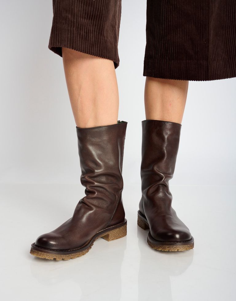 נעלי נשים - Felmini - מגפיים CASTER - חום כהה4