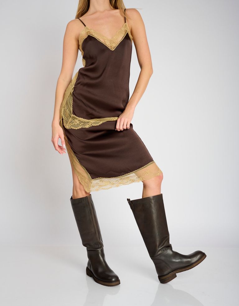 נעלי נשים - Felmini - מגפי עור CATRIN - חום כהה3