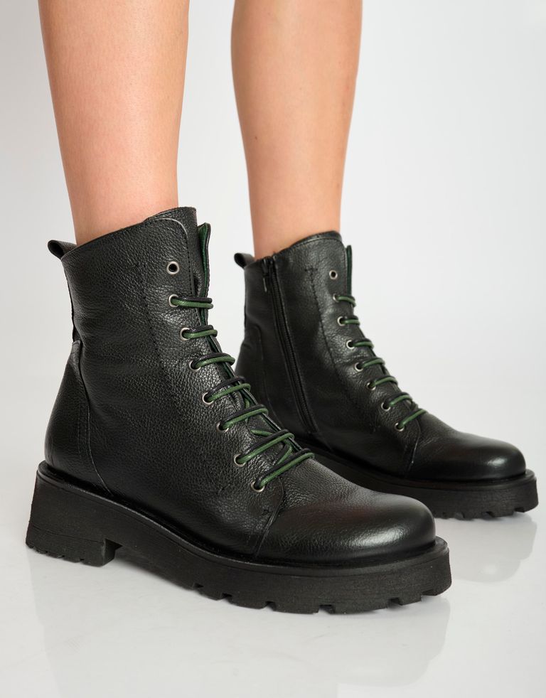 נעלי נשים - Felmini - מגפונים עם שרוכים NADIR - שחור4