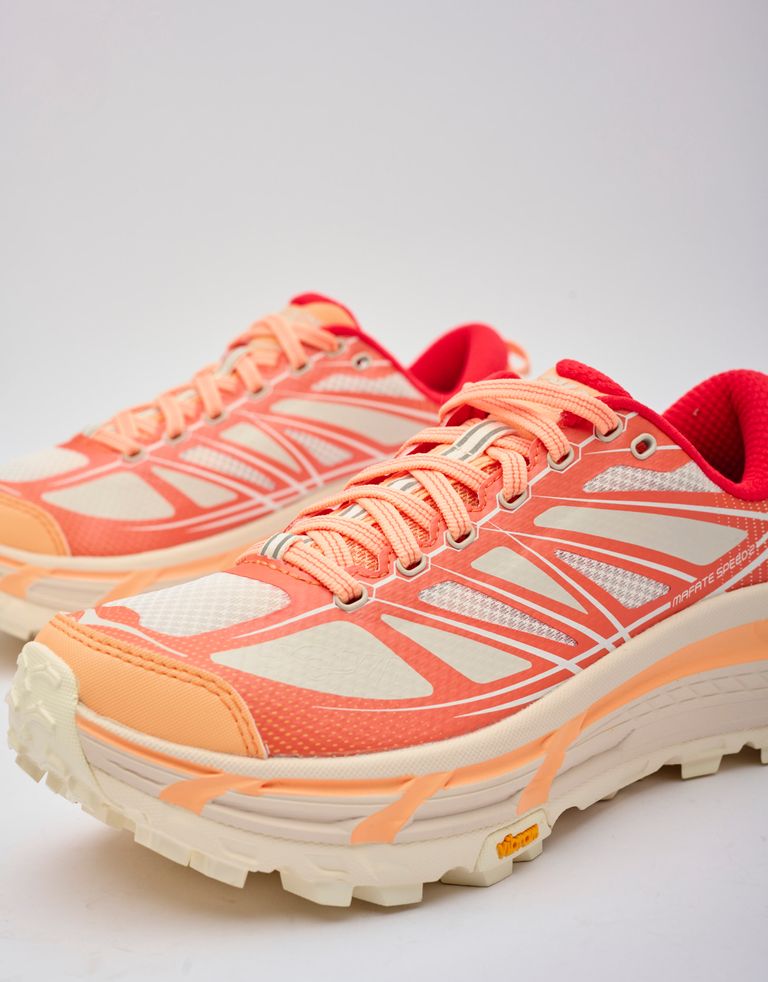 נעלי נשים - Hoka - סניקרס MAFATE SPEED 2 - ורוד   כתום1