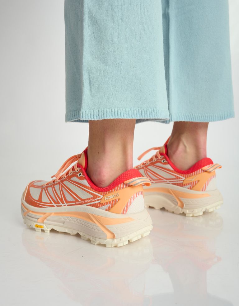 נעלי נשים - Hoka - סניקרס MAFATE SPEED 2 - ורוד   כתום4