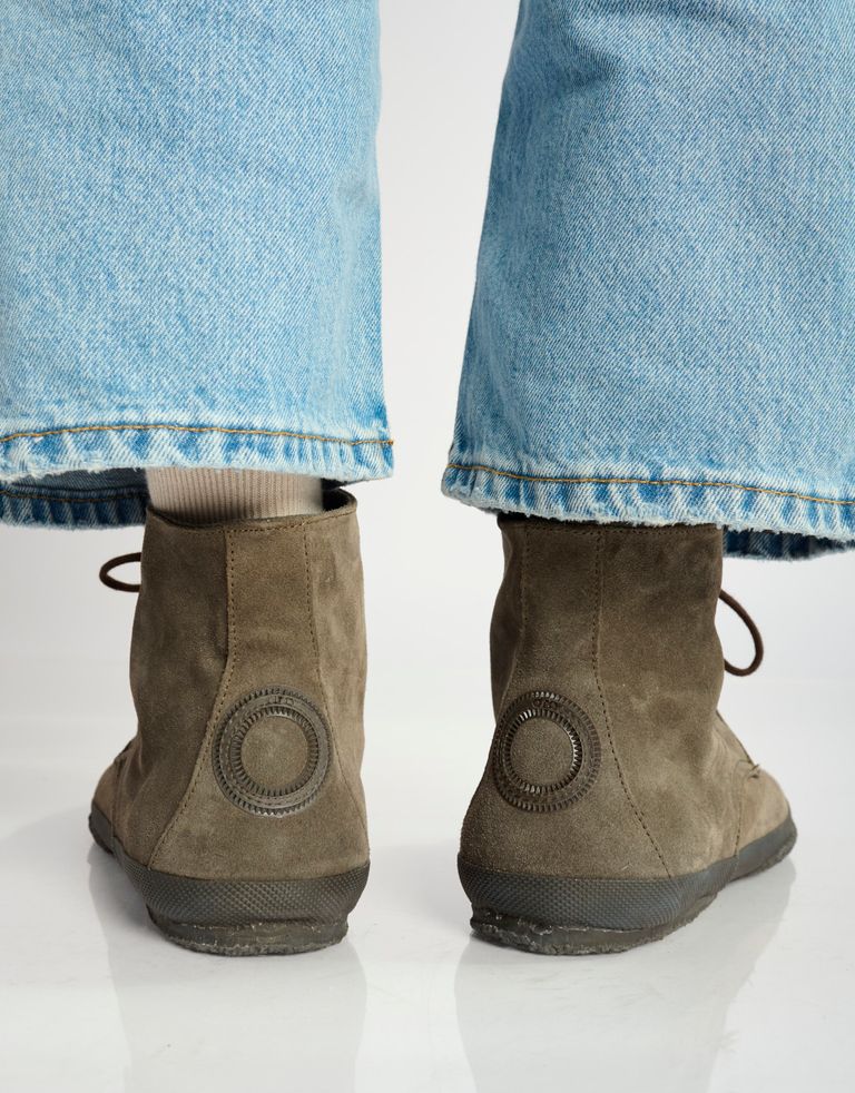 נעלי גברים - Aro - נעליים גבוהות מזמש WILLY - חום כהה3