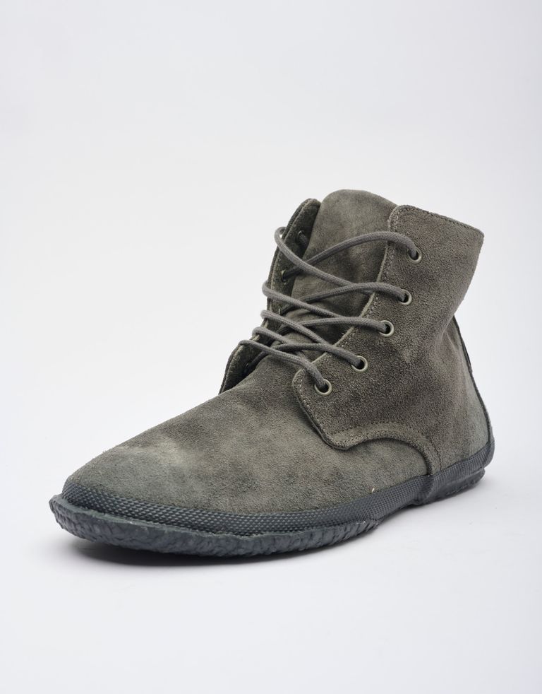 נעלי גברים - Aro - נעליים גבוהות מזמש WILLY - אפור4