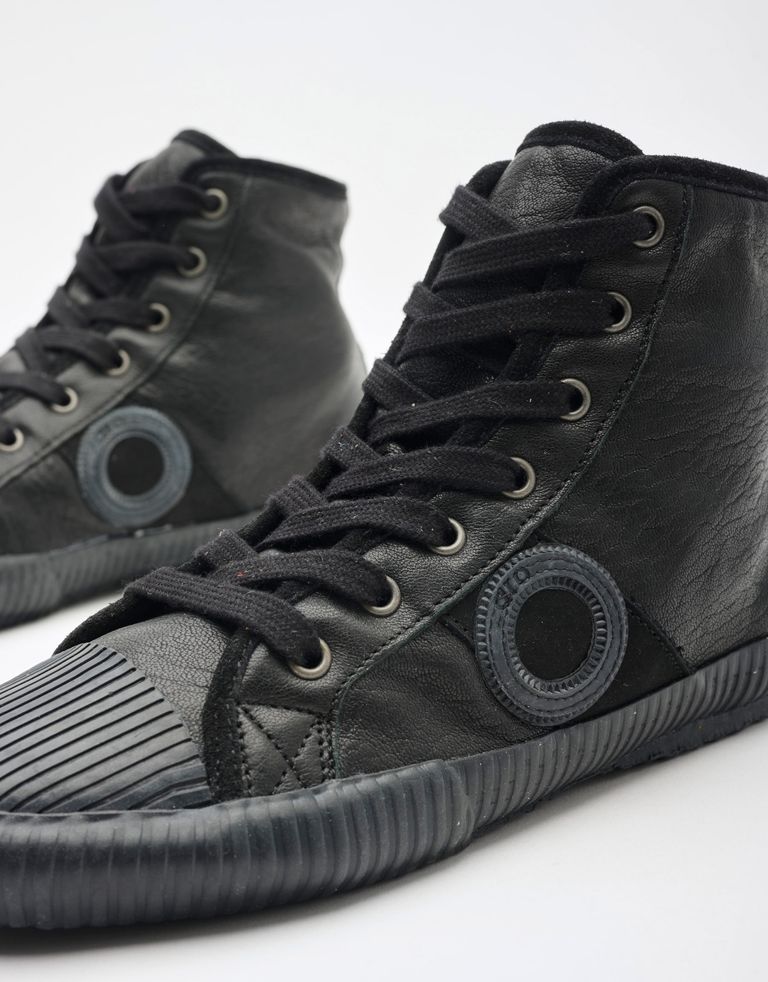 נעלי גברים - Aro - סניקרס גבוהות CHARLIE - שחור1