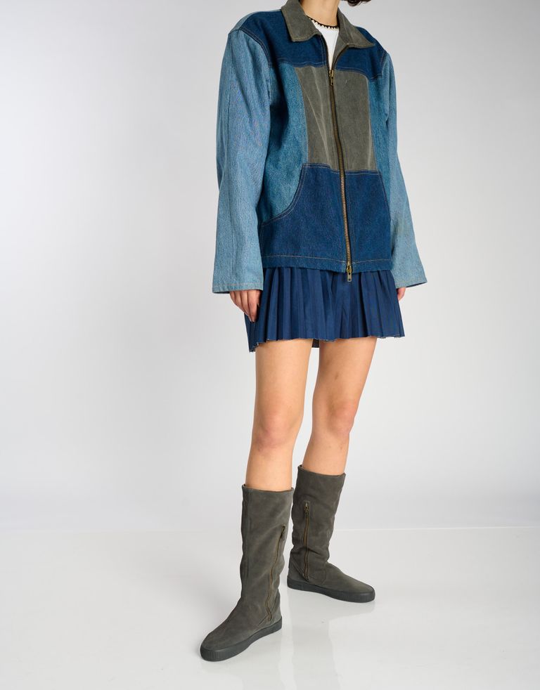 נעלי נשים - Aro - מגפי זמש גבוהות NOELLE - אפור4