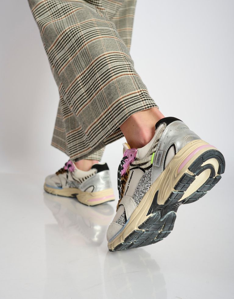 נעלי נשים - Crime London - סניקרס MIA - לבן4