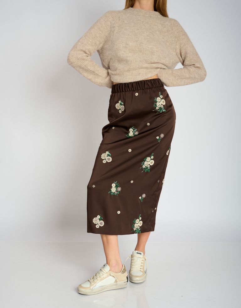 נעלי נשים - Crime London - סניקרס FREYA פלטפורמה - בז'   לבן4