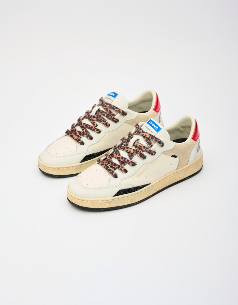 נעלי נשים - Crime London - סניקרס IGGY - לבן2