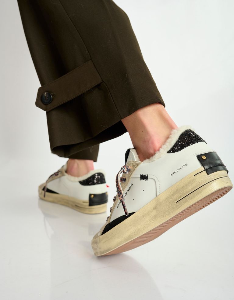 נעלי נשים - Crime London - סניקרס FREYA - לבן4