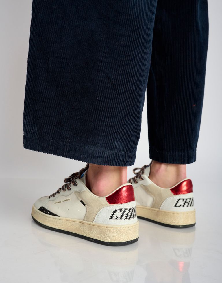 נעלי נשים - Crime London - סניקרס IGGY - לבן4