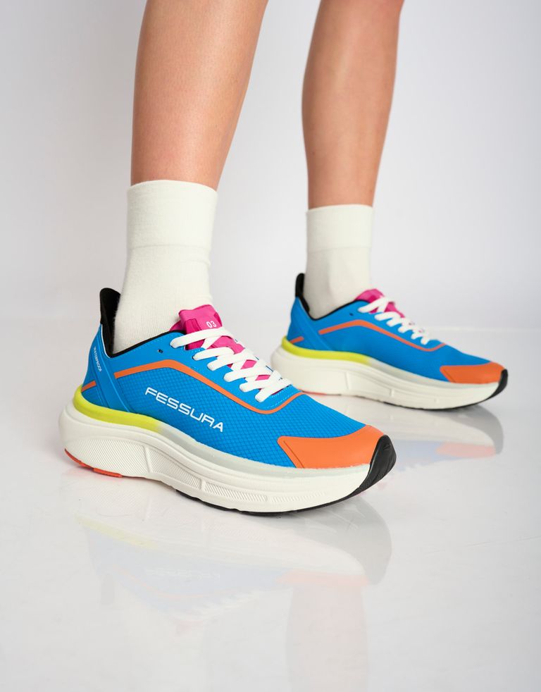 נעלי נשים - Fessura - סניקרס SPEED 3 - טורקיז3