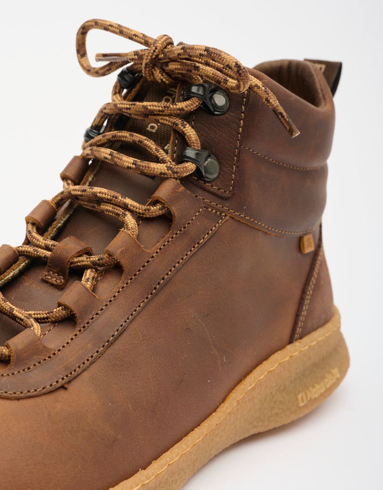 נעלי גברים - El Naturalista - נעלי עור גבוהות OROEL - חום3