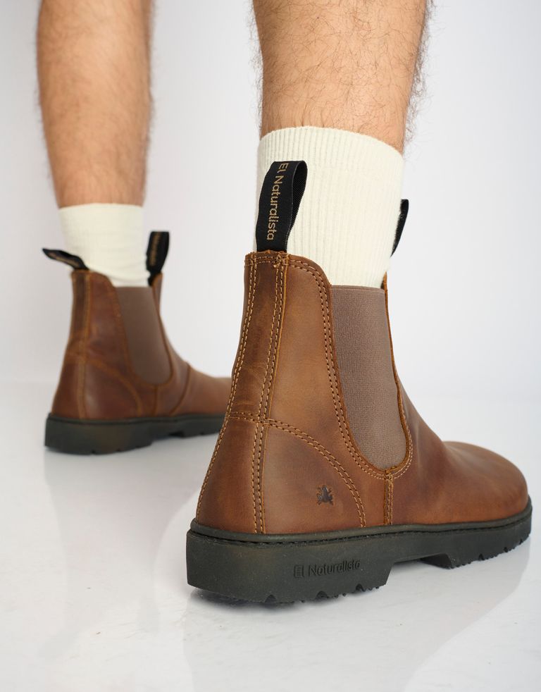 נעלי גברים - El Naturalista - מגפוני צ'לסי NOMADA - חום4