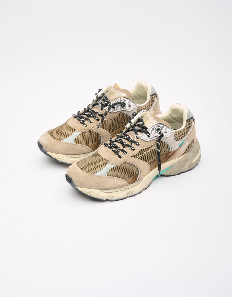 נעלי גברים - Crime London - סניקרס BARY - חום4