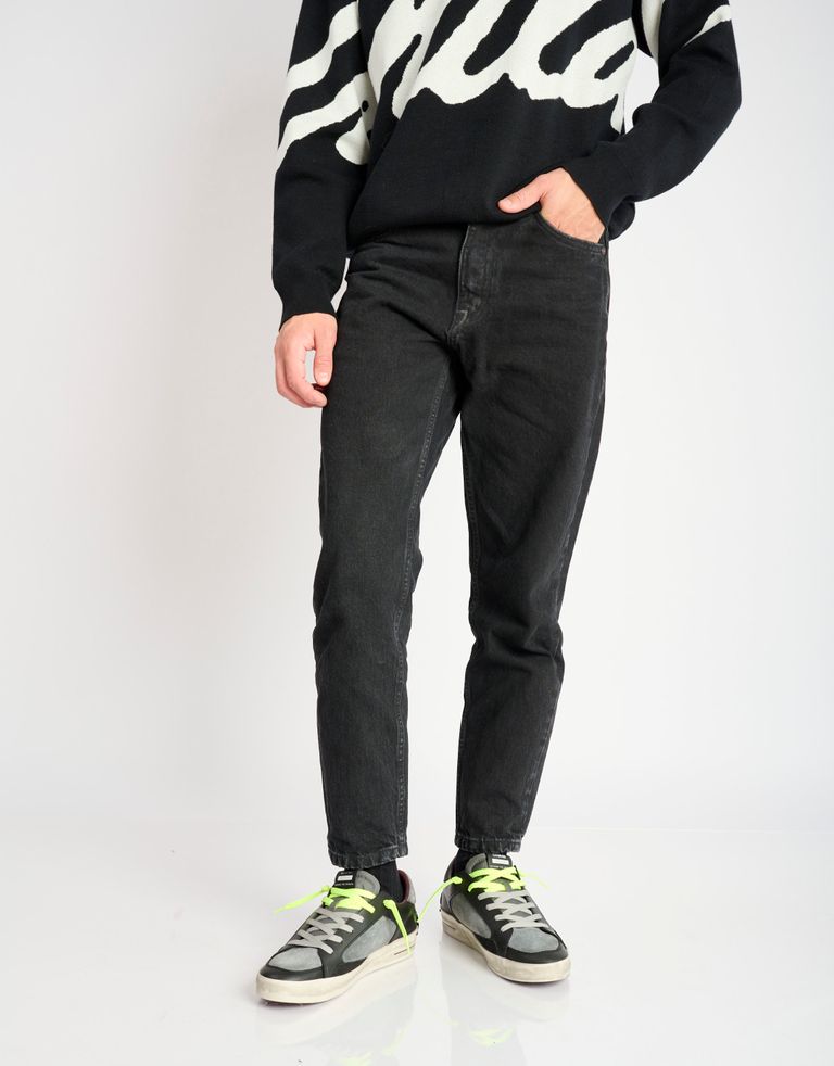 נעלי גברים - Crime London - סניקרס ALBIE - שחור אפור3