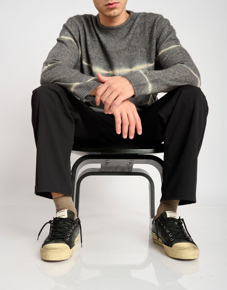 נעלי גברים - Crime London - סניקרס PAUL - שחור מיוחד1