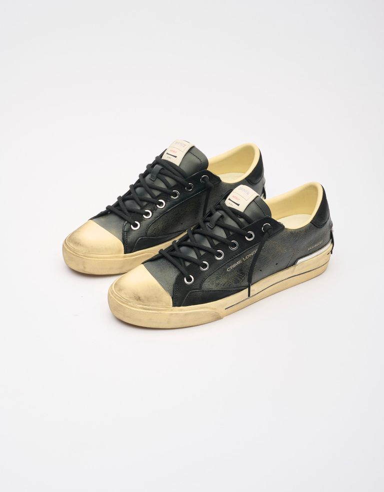 נעלי גברים - Crime London - סניקרס PAUL - שחור מיוחד2