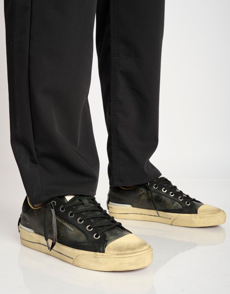 נעלי גברים - Crime London - סניקרס PAUL - שחור מיוחד3