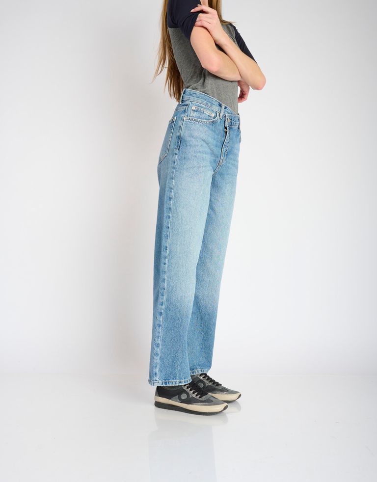 נעלי נשים - Aro - סניקרס JOANETA PLUS מבריק - אפור מבריק2