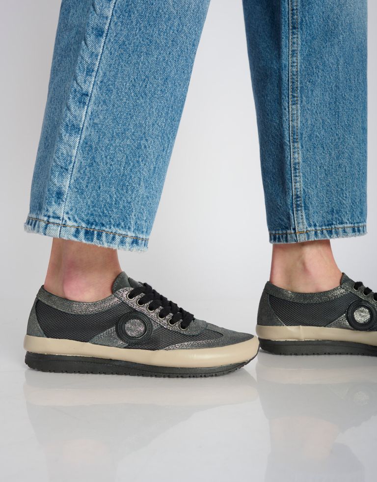 נעלי נשים - Aro - סניקרס JOANETA PLUS מבריק - אפור מבריק1