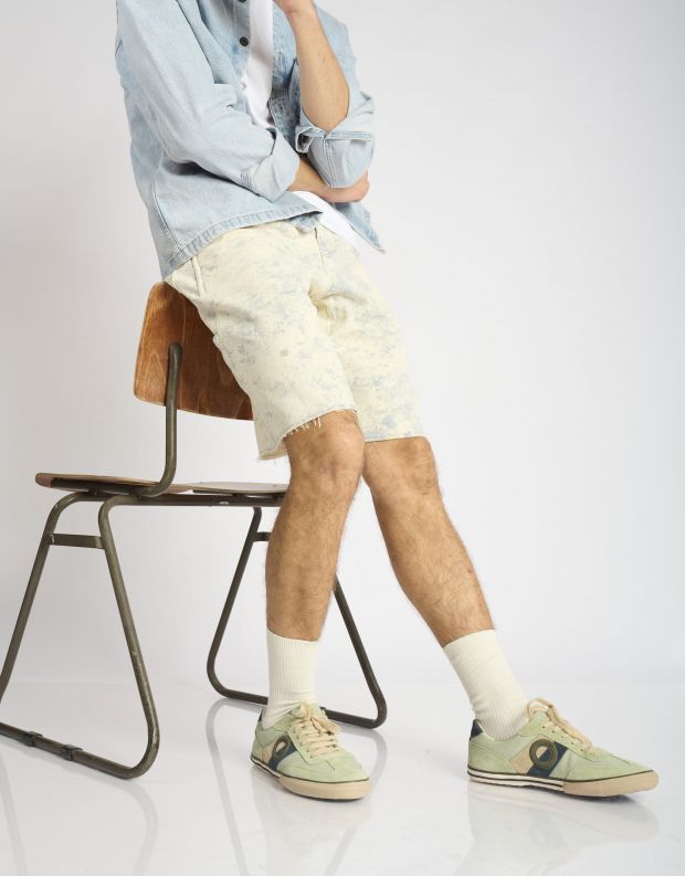 נעלי גברים - Aro - סניקרס POL - ירוק בהיר